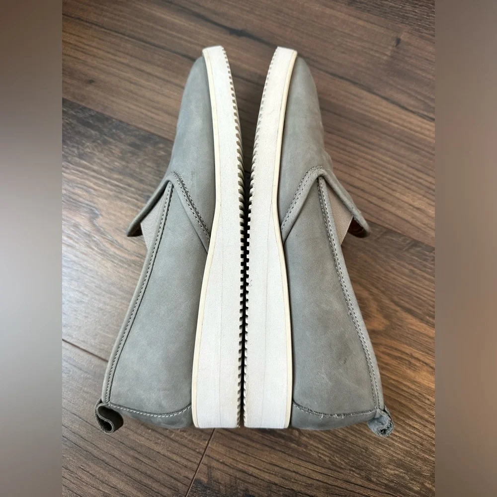 Everlane Nubuck Street Shoe Slip On Shoes - Gray Taupe Size 9.5